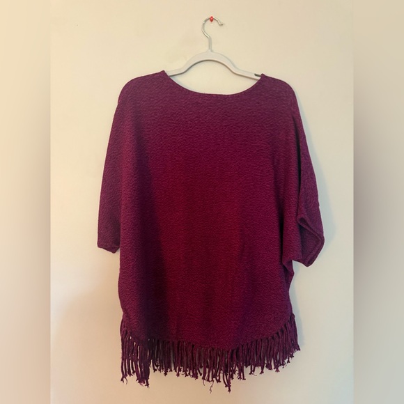 NY Collection Fringe Sweater - Picture 6 of 6